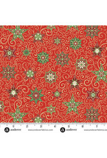 Makower UK Adorn - Star Red