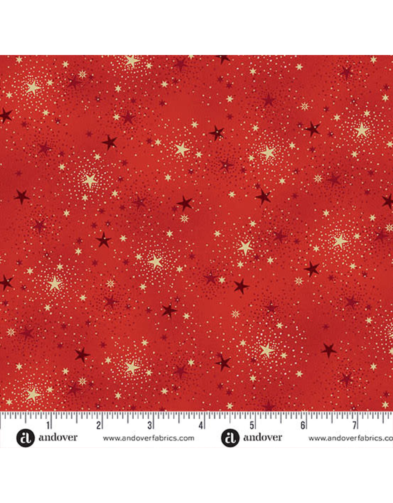 Makower UK Adorn - Sparkle Red