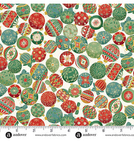 Makower UK Adorn - Ornament Cream