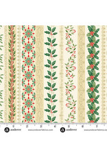 Makower UK Adorn - Garland Stripe Cream