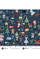 Makower UK The Nutcracker - Fairytale Blue