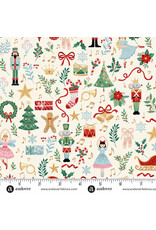 Makower UK The Nutcracker - Fairytale Cream