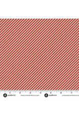 Makower UK The Nutcracker - Candy Cane Stripe Red