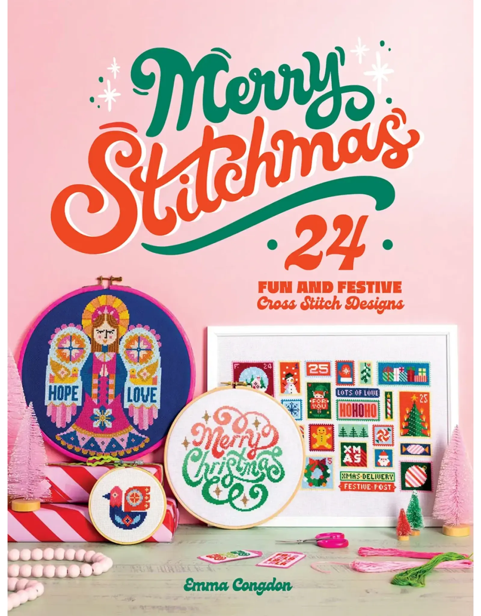 Diversen Emma Congdon - Merry Stitchmas - 24 kruissteekpatronen voor Kerstmis
