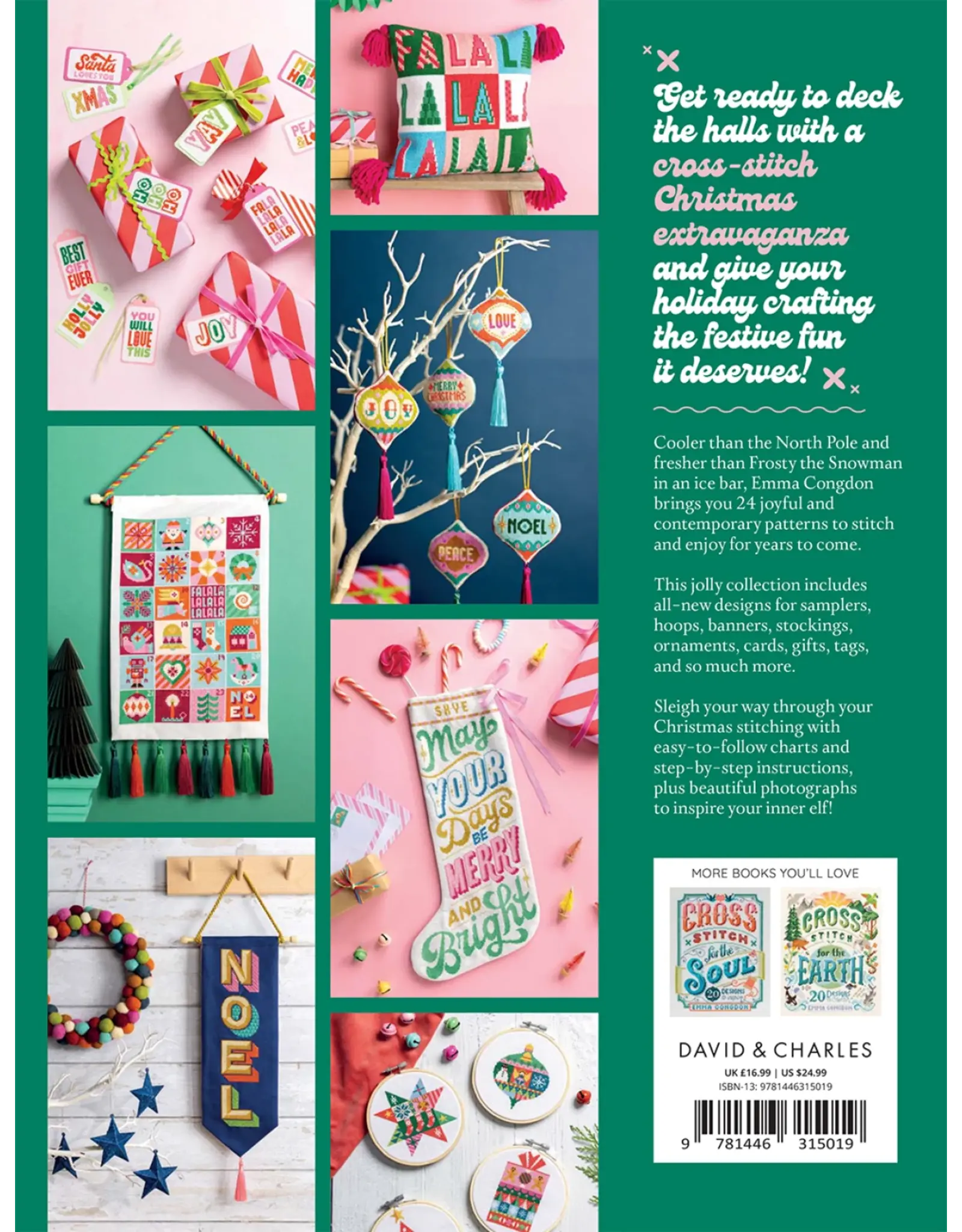 Diversen Emma Congdon - Merry Stitchmas - 24 kruissteekpatronen voor Kerstmis