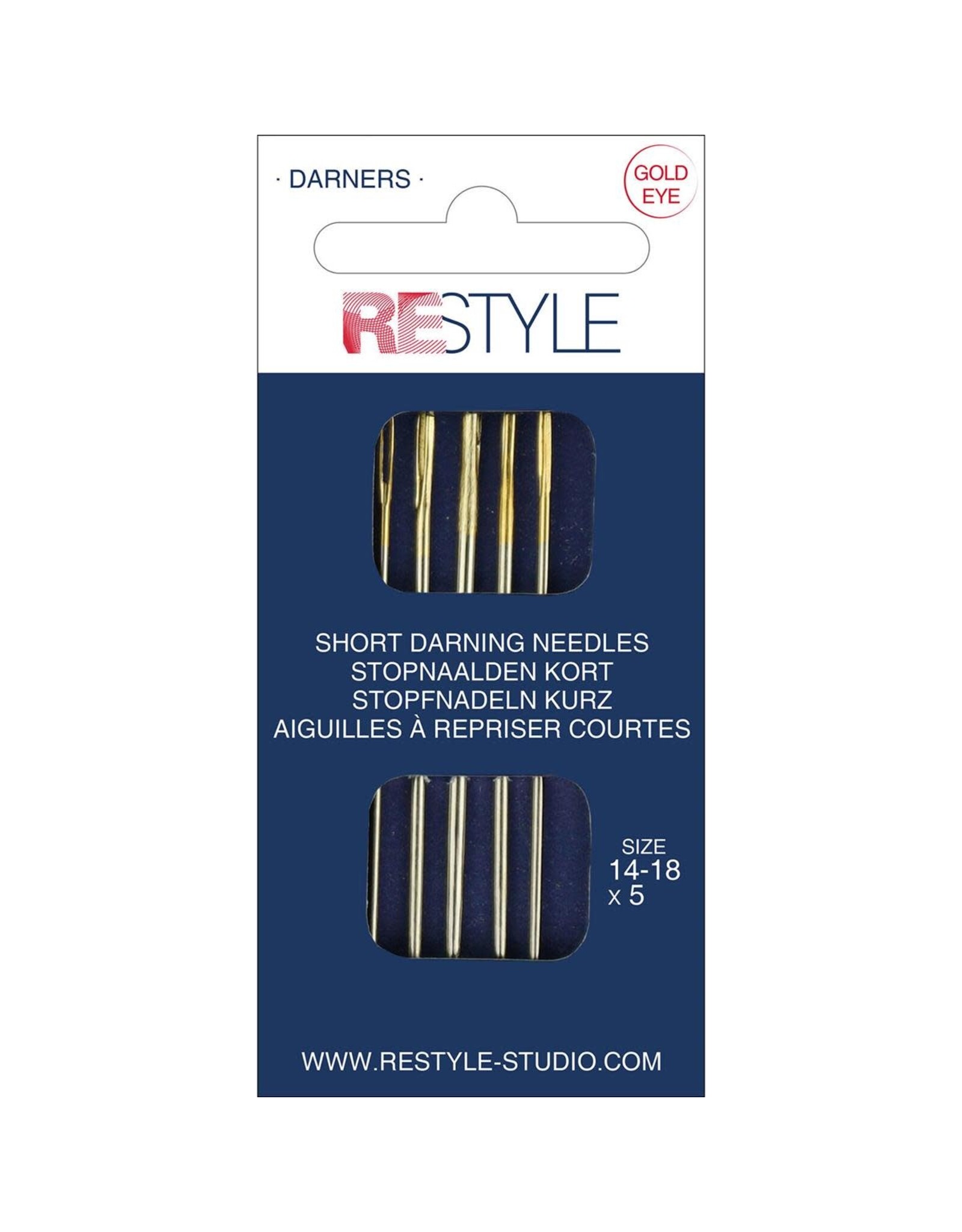 Restyle Restyle Stopnaalden kort - assorti 14/18