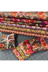 Hoffman Candy Quilt Design - Whimsical Flower Garden - Fat Quarter Pakket - Multi