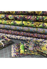 Hoffman Candy Quilt Design - Whimsical Flower Garden - Fat Quarter Pakket - Lime