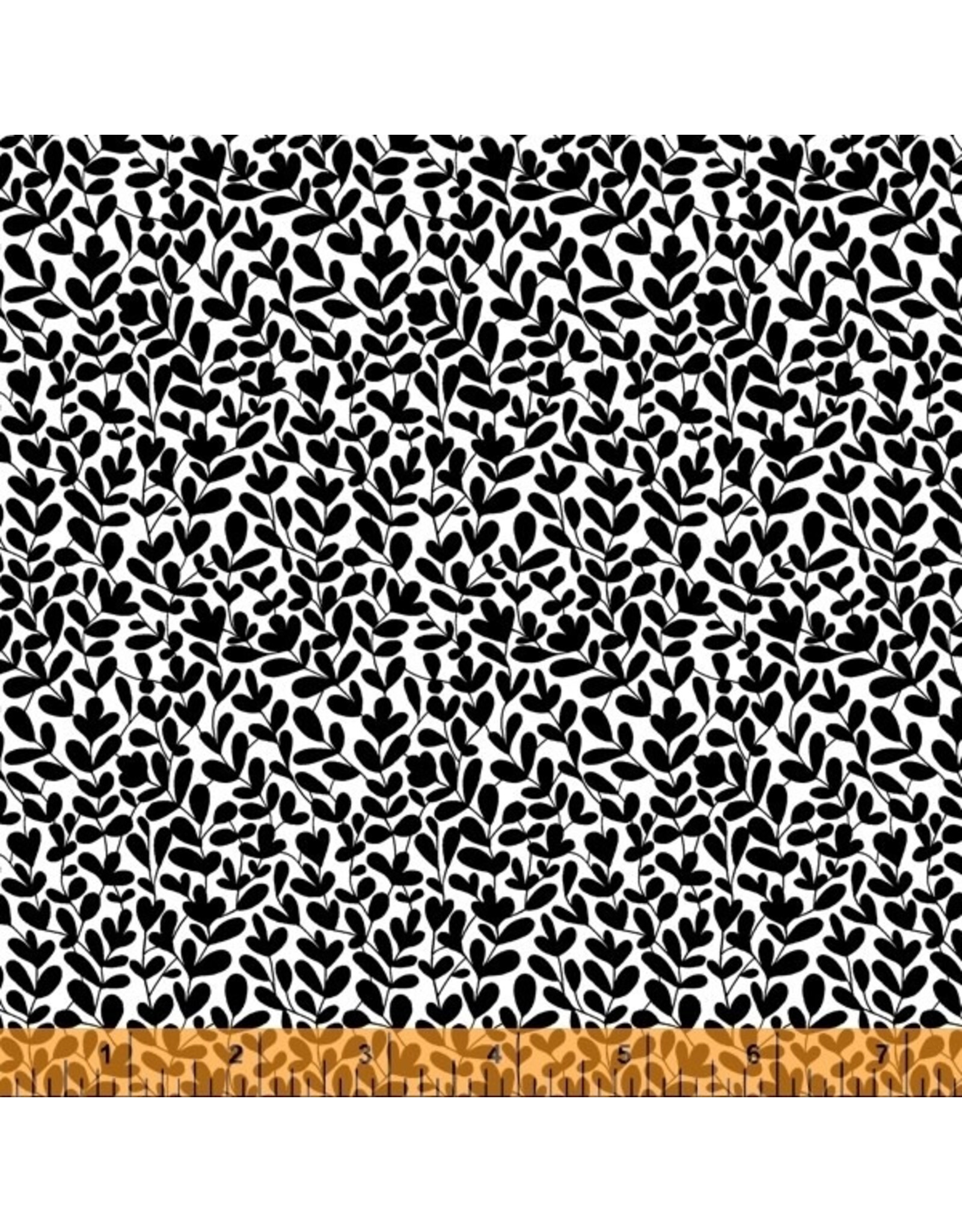 Windham Home - Leaf Black coupon (± 49 x 110 cm)