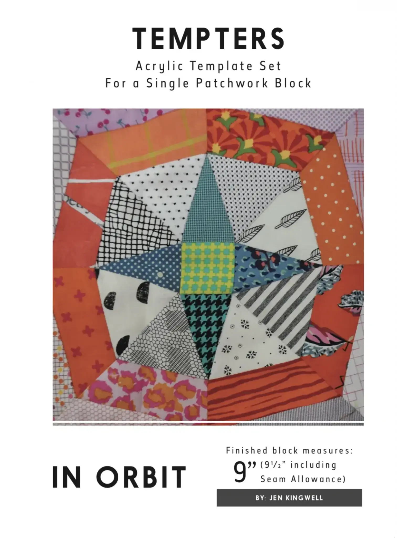 Jen Kingwell Designs Jen Kingwell Designs - Tempter - In Orbit - template set