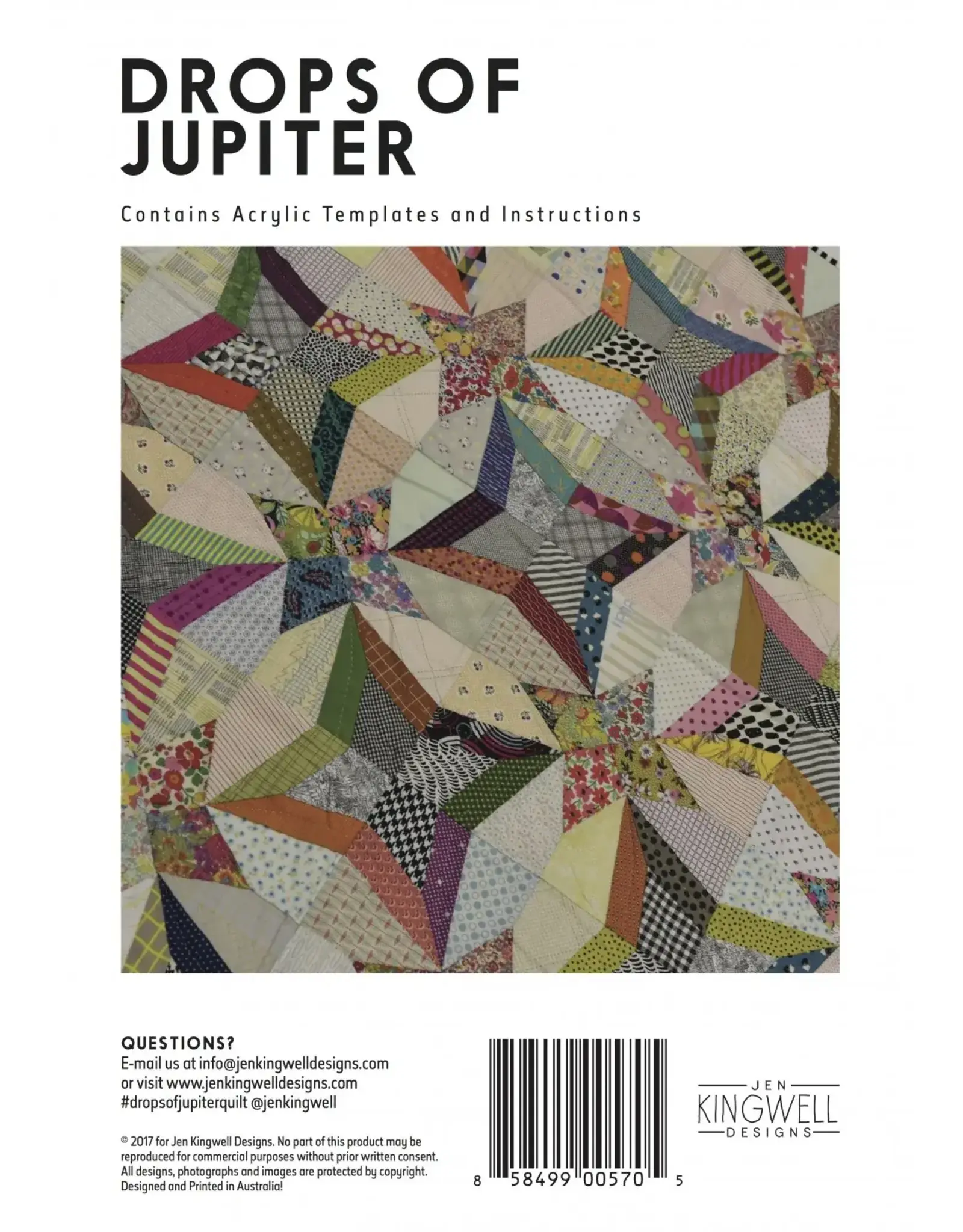 Jen Kingwell Designs Jen Kingwell Designs - Tempter - Drops of Jupiter - template set