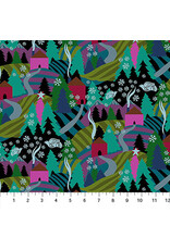 Anna Maria Textiles Anna Maria Textiles - Cozy Christmas - Flurry Midnight - AMT161-99L