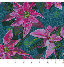 Anna Maria Textiles Cozy Christmas - Poinsettia Flourish