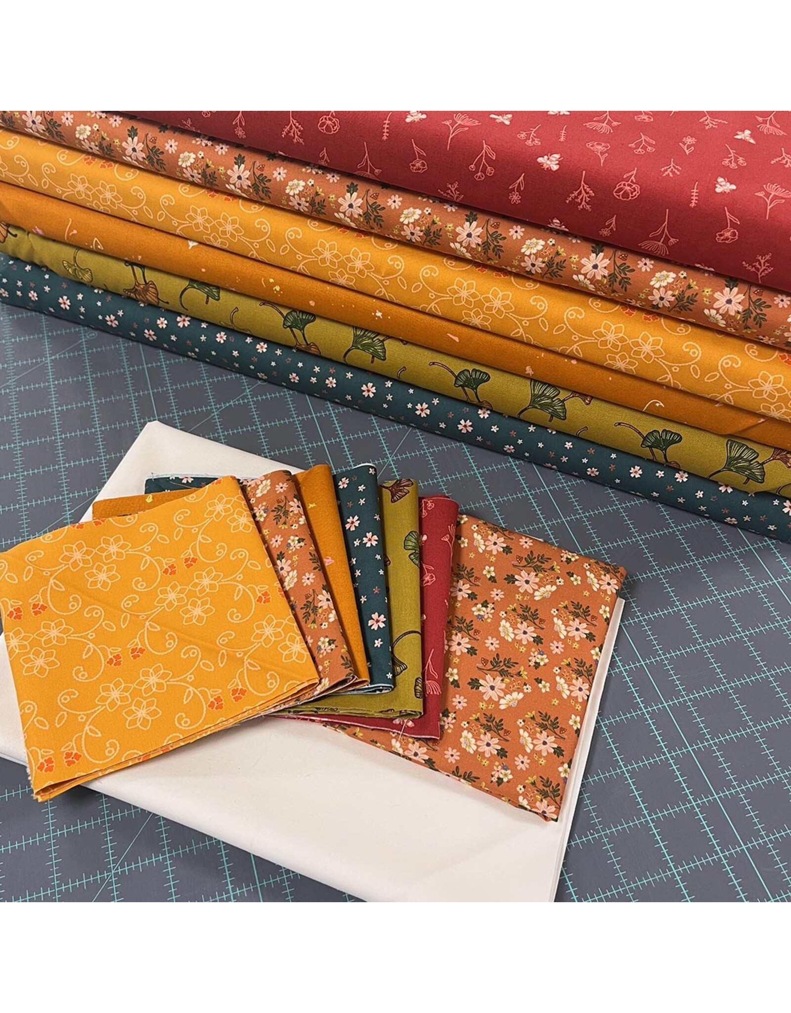 Diversen V-Quilt - Herfst - Stoffenpakket - voor de Challenge van Marlies de Vries