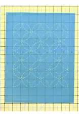 Hancy Creations - Full Line Stencil - Sashiko Stitch Wineglasses - 30678