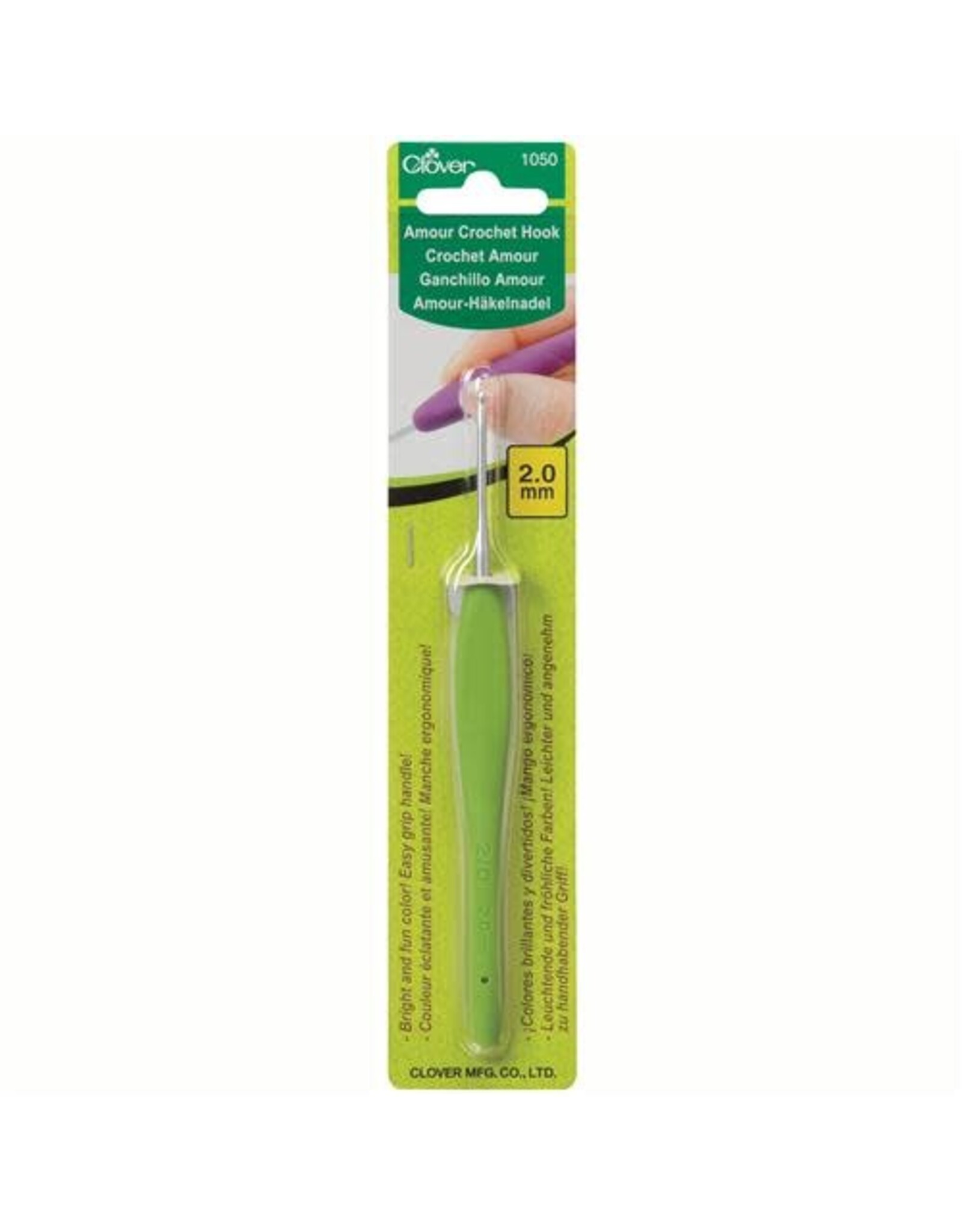 Clover Haaknaald - Clover Amour - 2.0 mm - met zachte grip