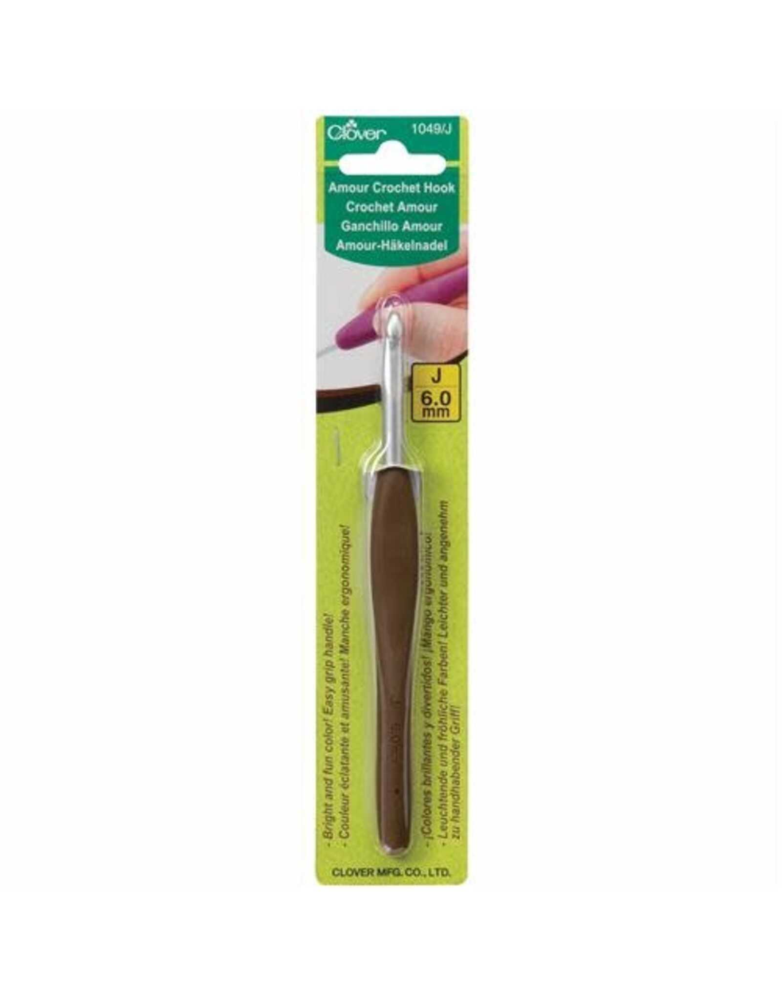 Clover Haaknaald - Clover Amour - 6.0 mm - met comfortabel haandvat