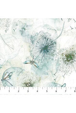 Northcott Whisper - Open Seed Pods - Cream coupon (± 78 x 110 cm)