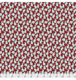 FreeSpirit Woodland Walk -  Mini Rabbits Apple coupon (± 49 x 110 cm)