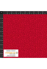 Stof Fabrics Basic Red - Vines coupon (± 68 x 110 cm)