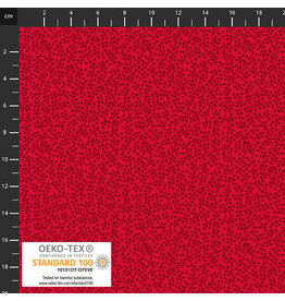 Stof Fabrics Basic Red - Vines coupon (± 68 x 110 cm)