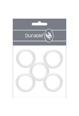 Durable Durable - Plastic Rings - white - 40 mm