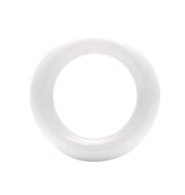 Durable Plastic Ringetjes - wit - 35 mm