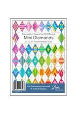 Leila Gardunia Leila Gardunia - Mini Scrappy Diamonds  - Foundation Paper-Piecing Pad