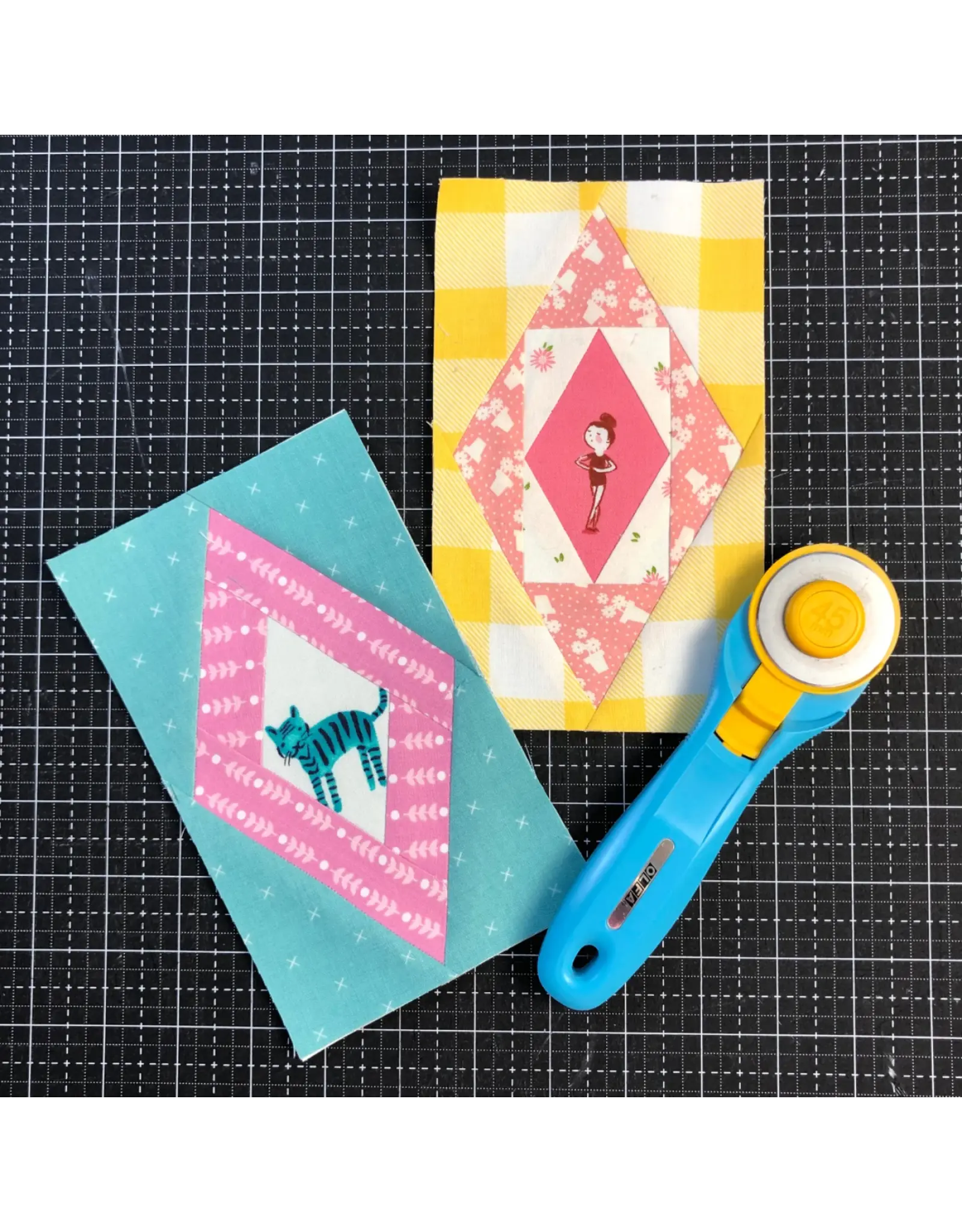 Leila Gardunia Leila Gardunia - Scrappy Diamonds  - Foundation Paper-Piecing Pad