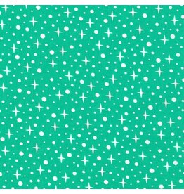 Robert Kaufman Paintbox - Star Shine Cypress coupon (± 75 x 110 cm)