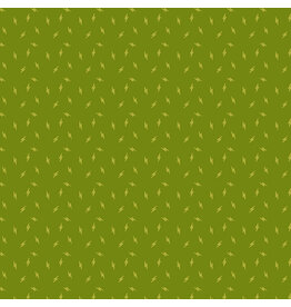Andover Atomic - Olive coupon (± 36 x 110 cm)