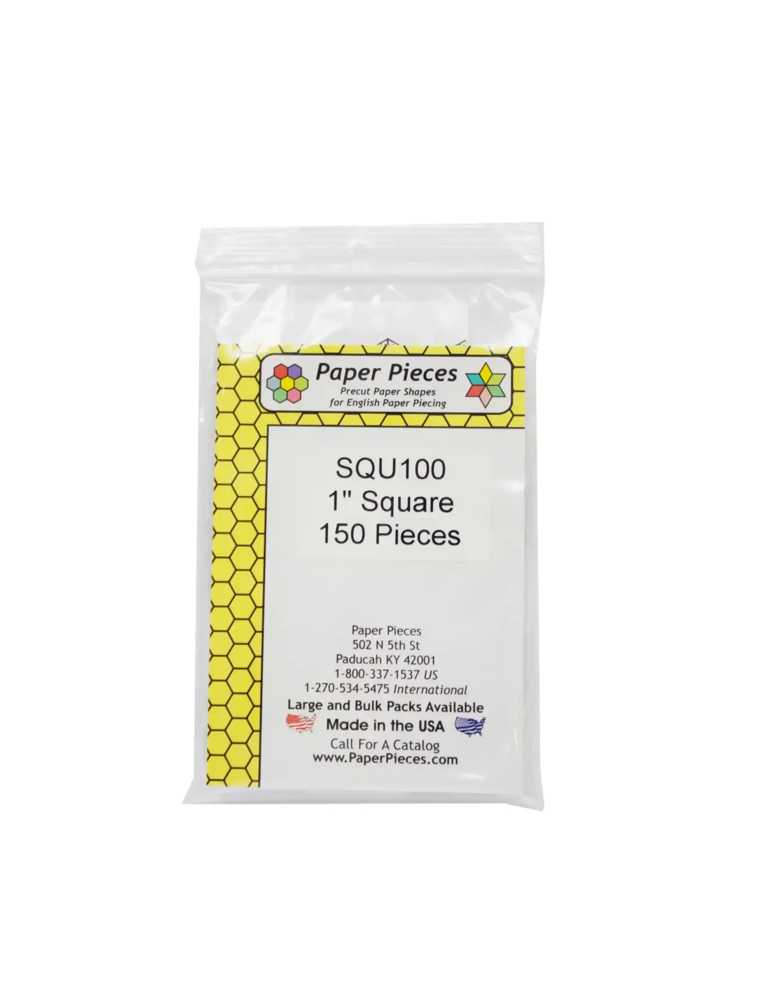 Paper Pieces Paper Pieces - 1 inch - Square  - 150 stuks - voor English Paper Piecing