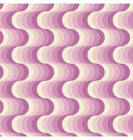Andover Birdie - Groove Bubblegum coupon (± 49 x 110 cm)