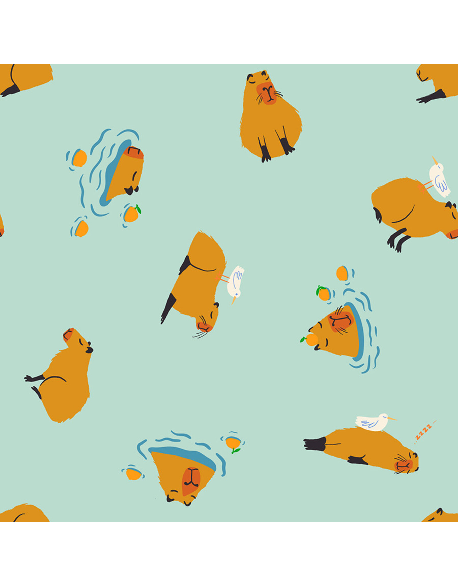 Ruby Star Society Animal Animal - Capybara Minty coupon (± 39 x 110 cm)