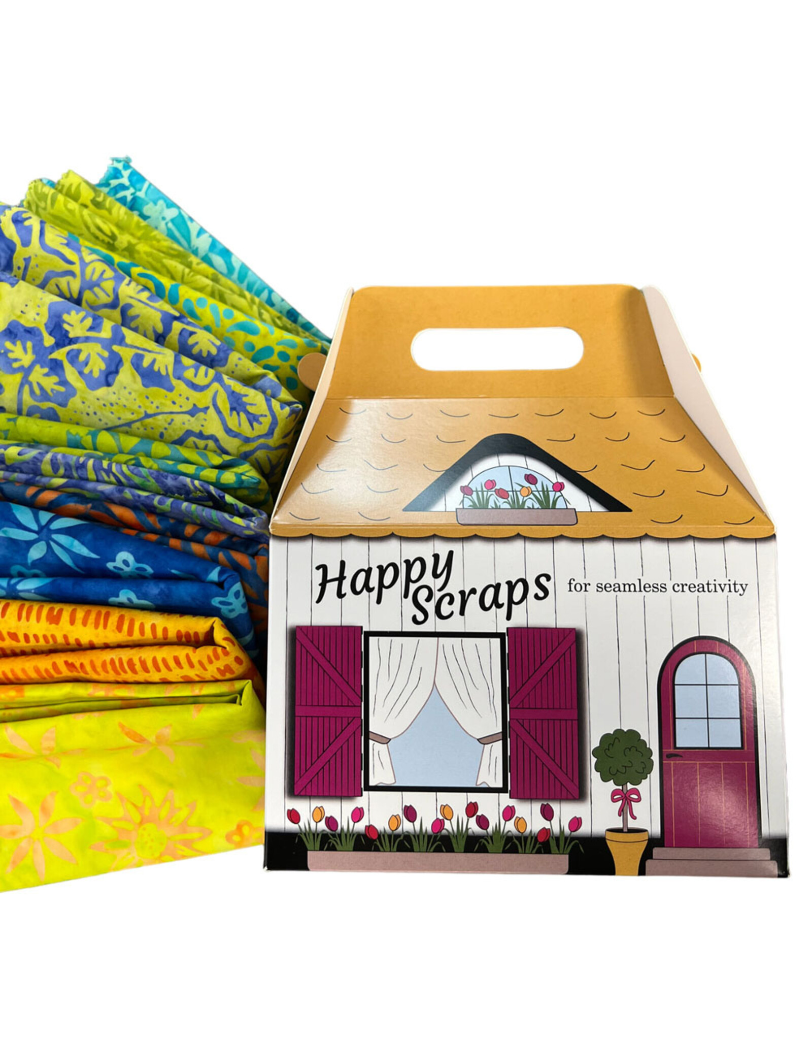 Quiltbites Quiltbites - Happy Scraps - Batik - All Seasons