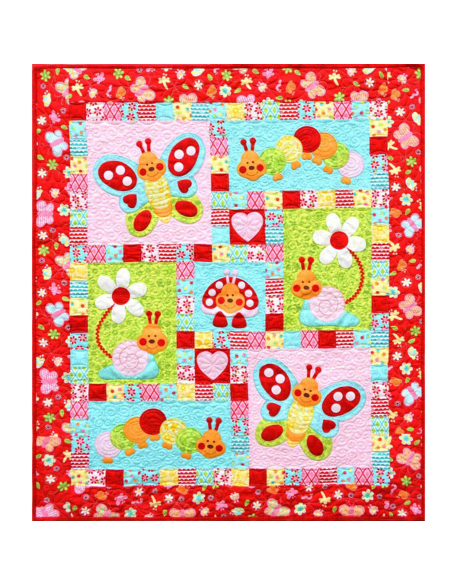 Kids Quilts Kids Quilts - Bugsy - Crib Size applique quilt patroon
