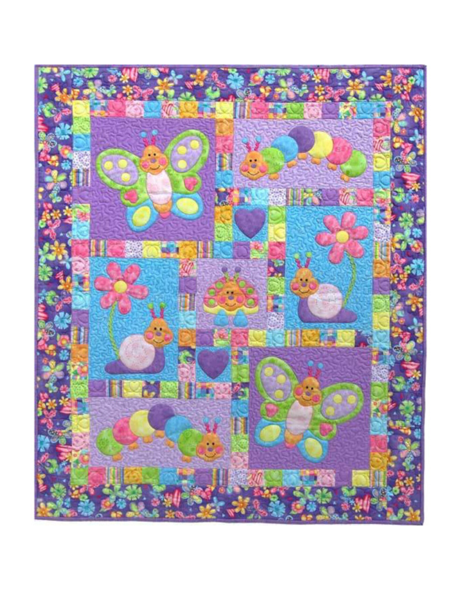 Kids Quilts Kids Quilts - Bugsy - Crib Size applique quilt patroon