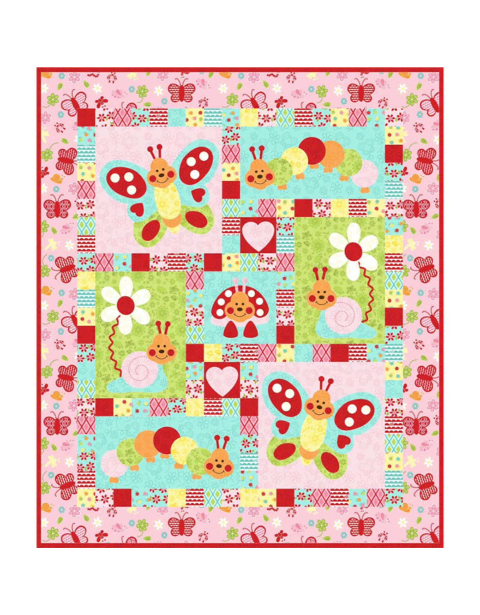 Kids Quilts Kids Quilts - Bugsy - Crib Size applique quilt patroon
