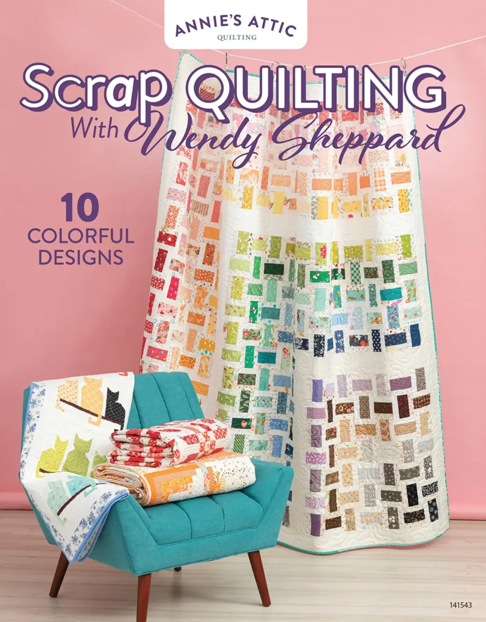 Annie's Scrap Quilting With Wendy Sheppard - book with quilt patterns