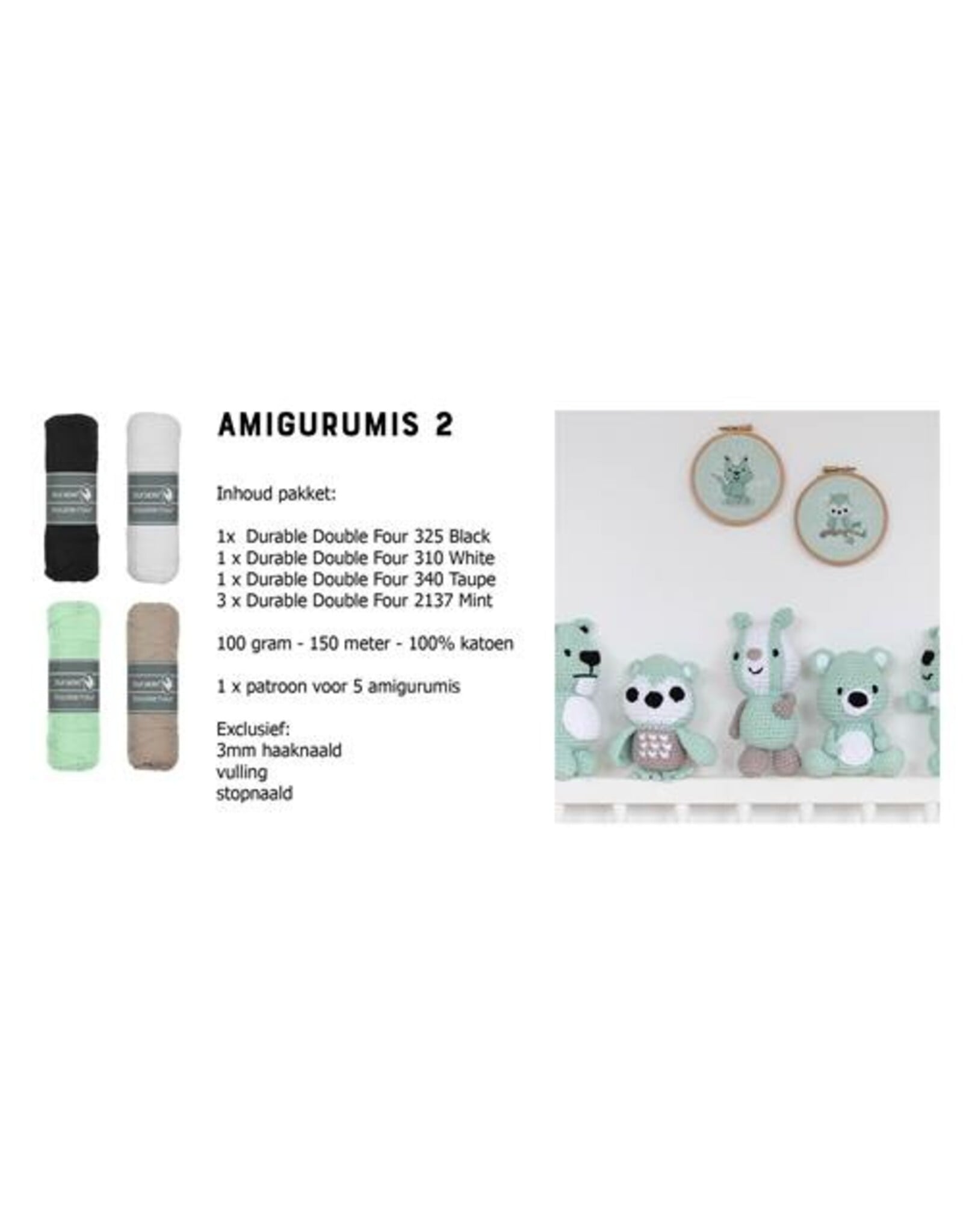 Durable Dendennis - Haakpakket Little Woodland Adventures amigurumi - 2