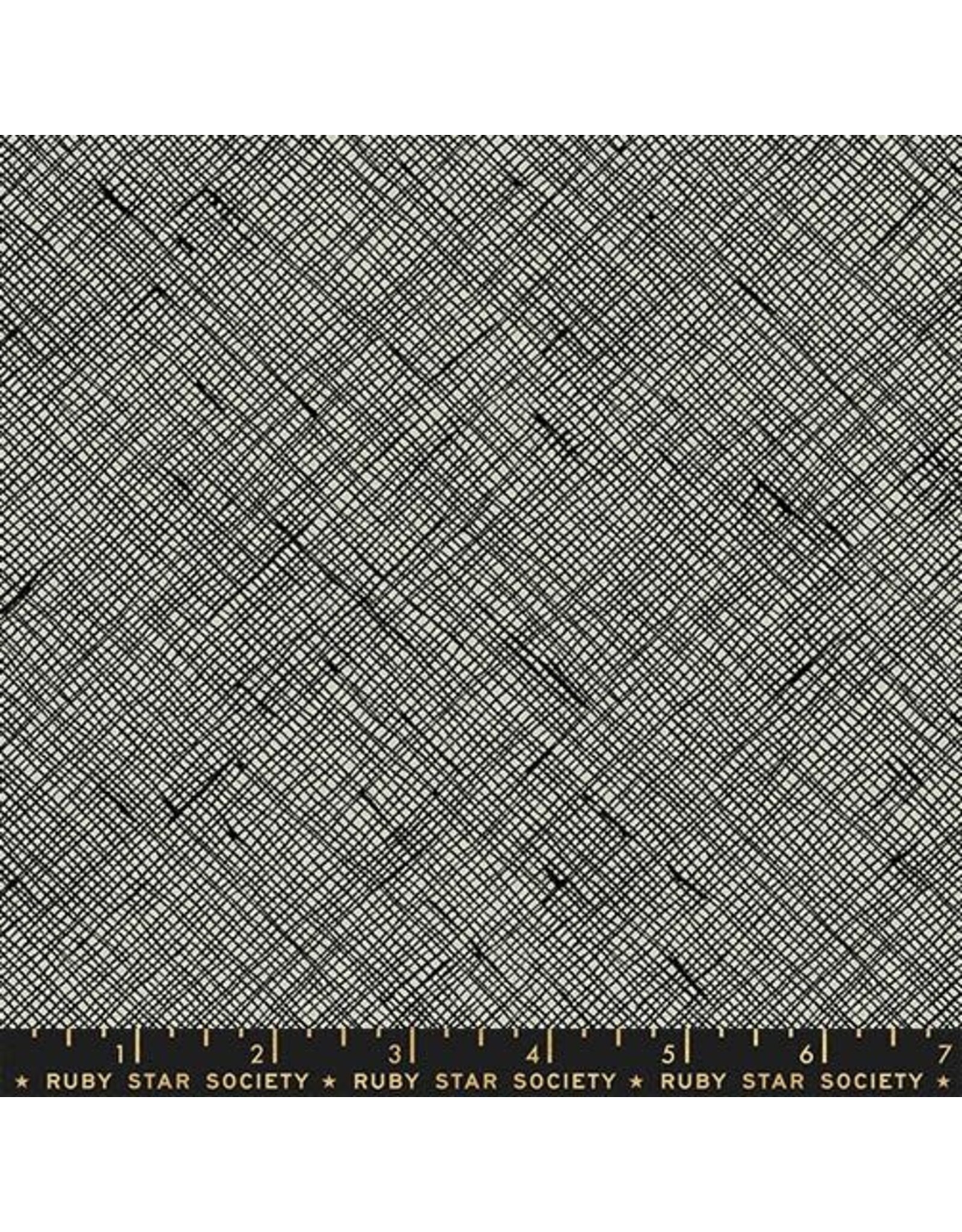 Moda Memento - Crosshatch Black