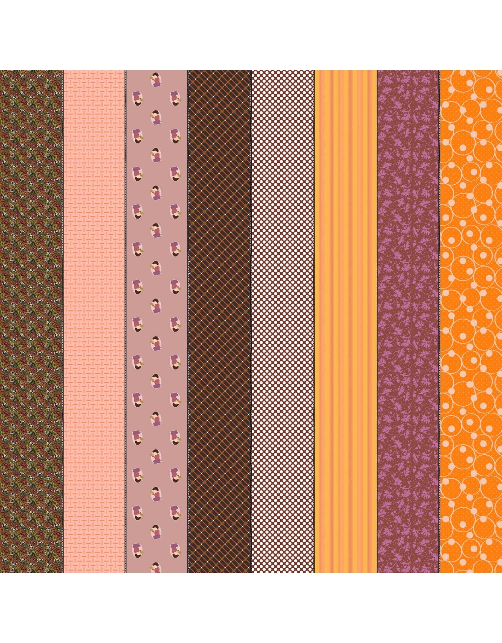 Moda Gathered Lollies - Hazel - Two