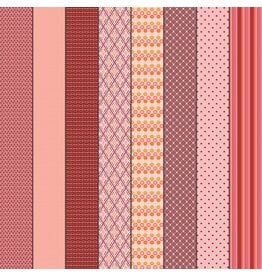 Moda Gathered Lollies - Hazel - Six