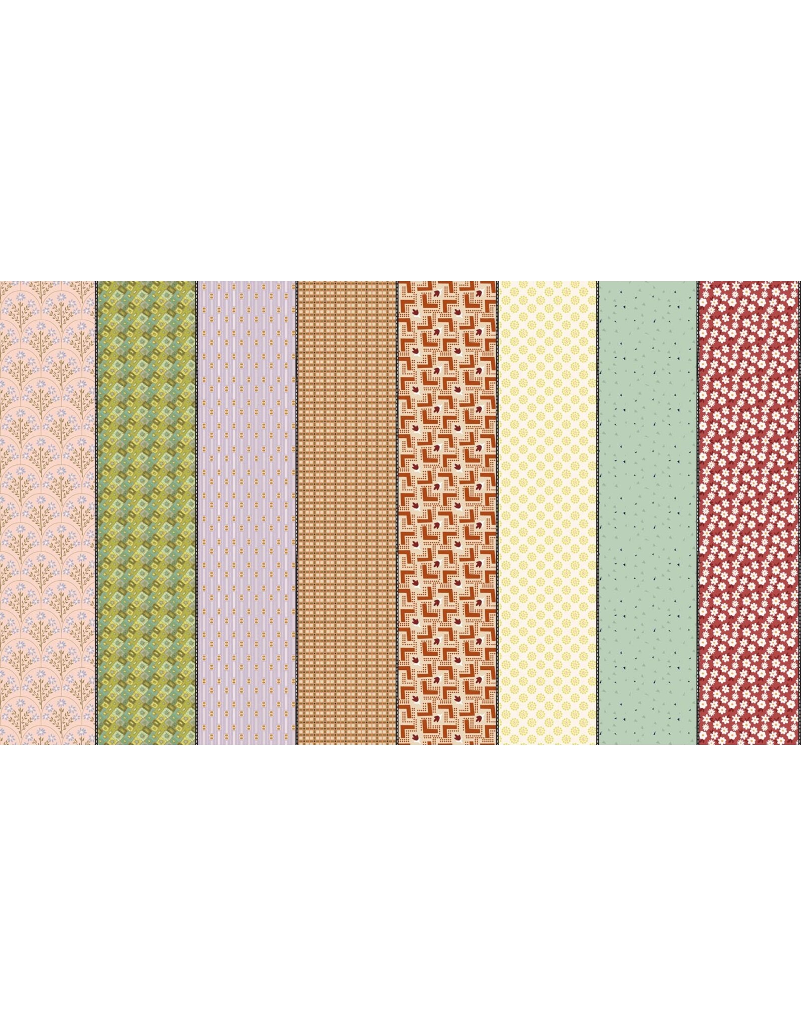 Moda Gathered Lollies - Trentham - Four