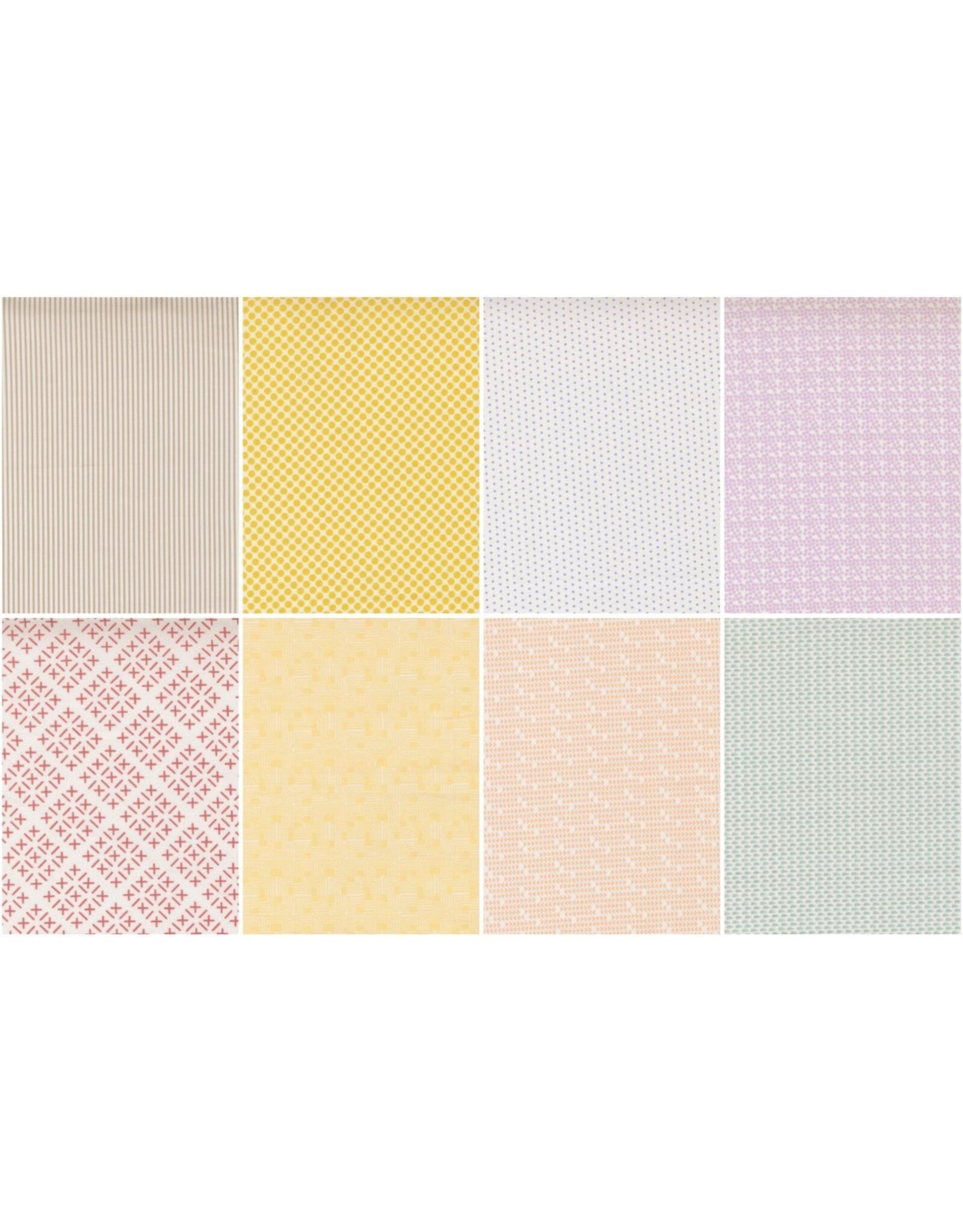 Moda Moda Fabrics - Jen Kingwell - Gathered Bonbons - Fat Quarter Bundle