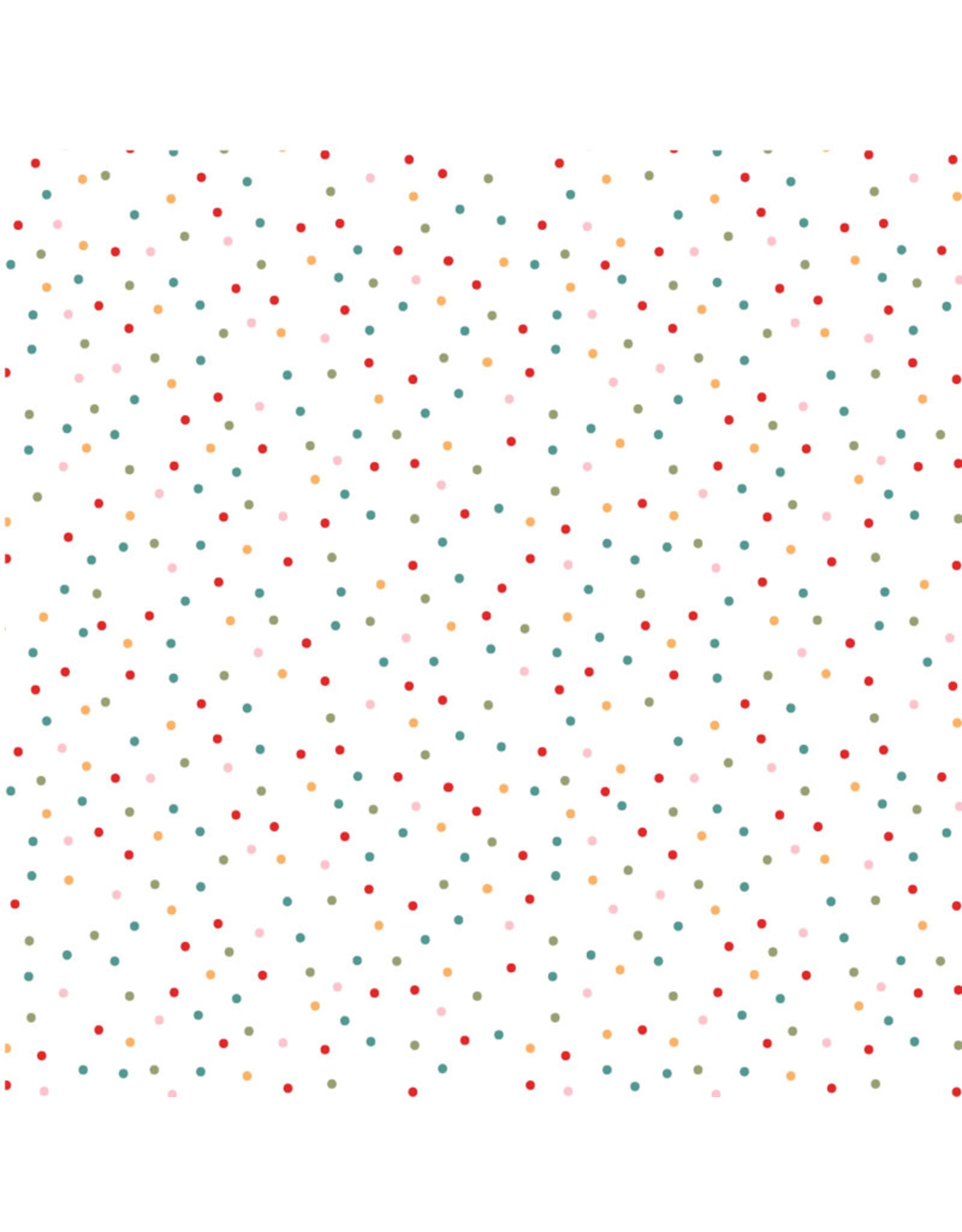 Poppie Cotton Poppie Cotton - Country Confetti - Marshmallow White - CC20190