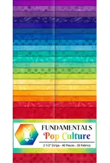 Lumin Fabrics Lumin Fabrics - Fundamentals - Pop Culture - 2,5 inch Strip Pack