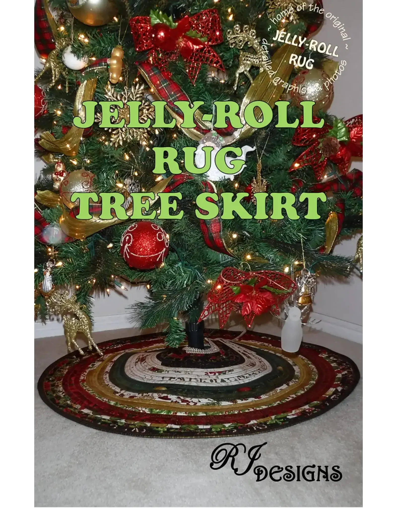 Diversen RJ Designs - Jelly-Roll Rug - Tree Skirt - RJD135