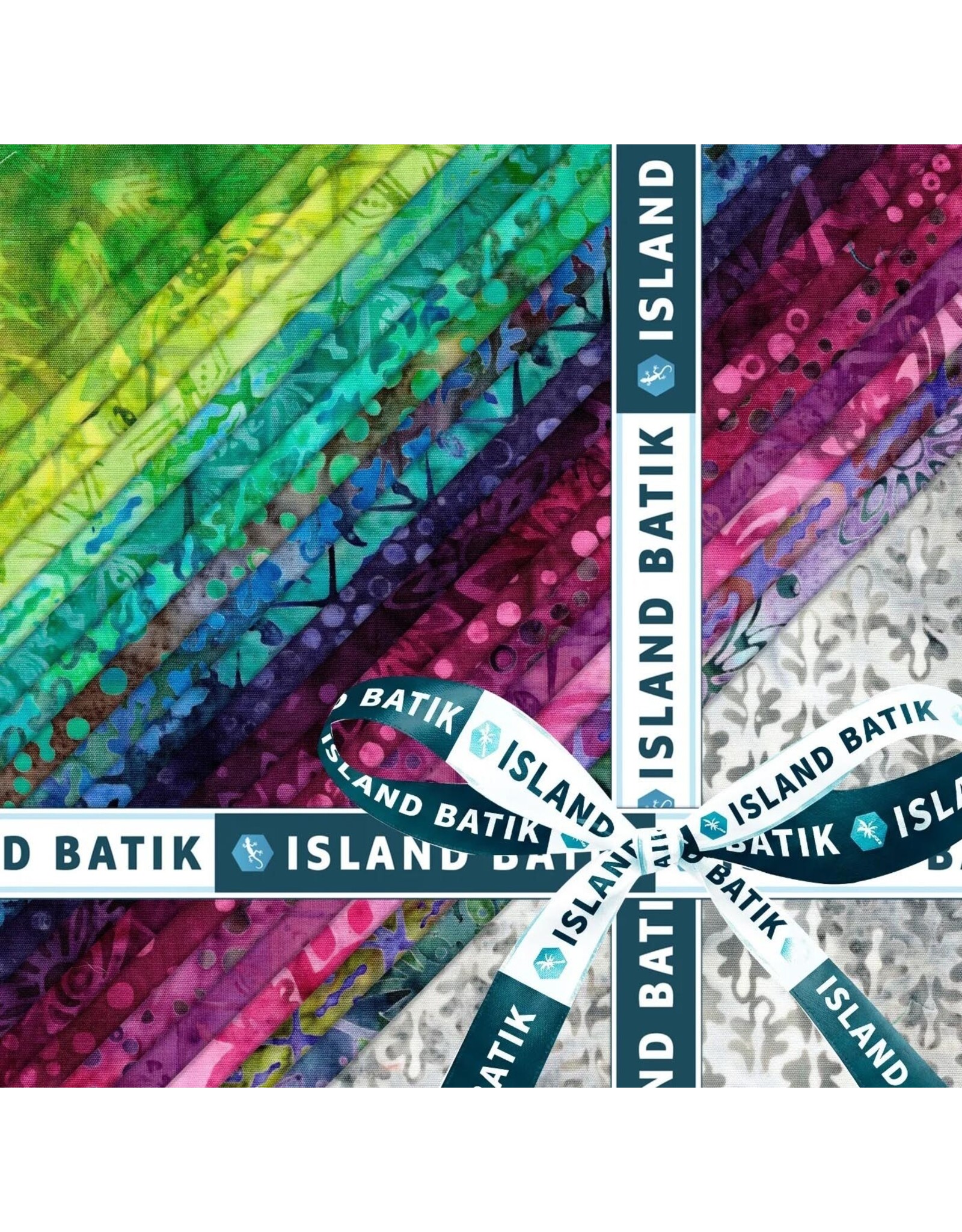 Lumin Fabrics Island Batiks - Sarlis - 5 x 5 inch Stamp