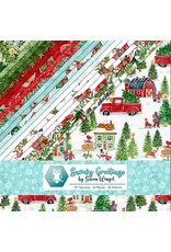 Kanvas Studio Lumin Fabrics - Snowy Greetings - 10 x 10 inch Stack
